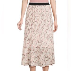 Adrianna Papell Release Pleat Midi Skirt size XL NWOT floral
Pattern
